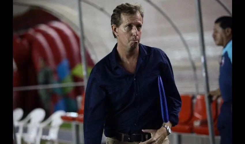 El técnico de la selección de Panamá Gary Stempel. Foto: Anayansi Gamez