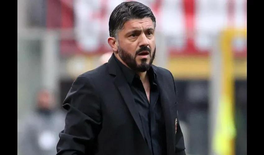 El entrenador  Gennaro Gattuso. Foto: EFE