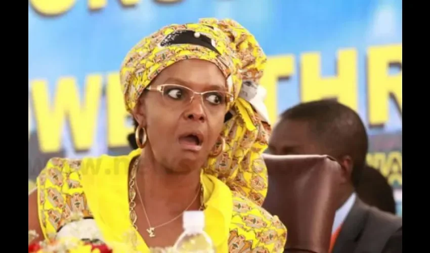 Foto ilustrativa de ex primera dama de Zimbabue Grace Mugabe. 