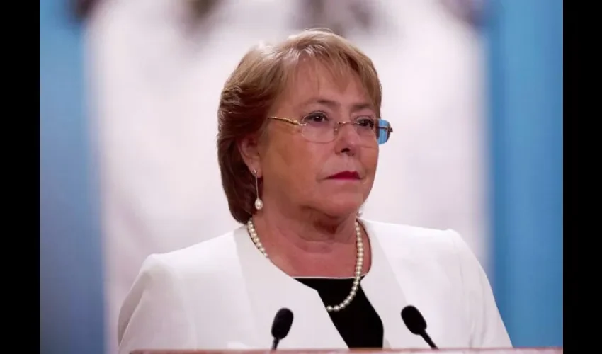 Michelle Bachelet,  alta comisionada de la ONU para los derechos humanos.