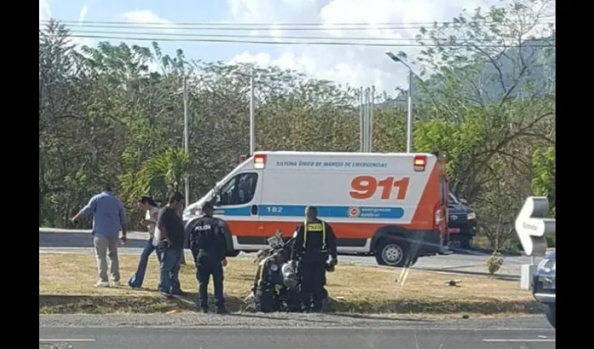 Accidente de tránsito en Chame.