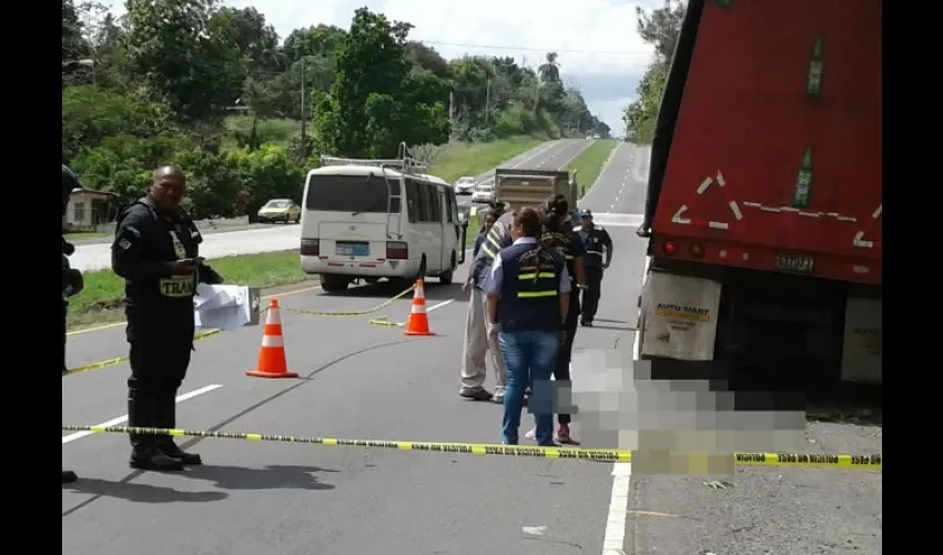 Vuelco en Panamá Oeste. 