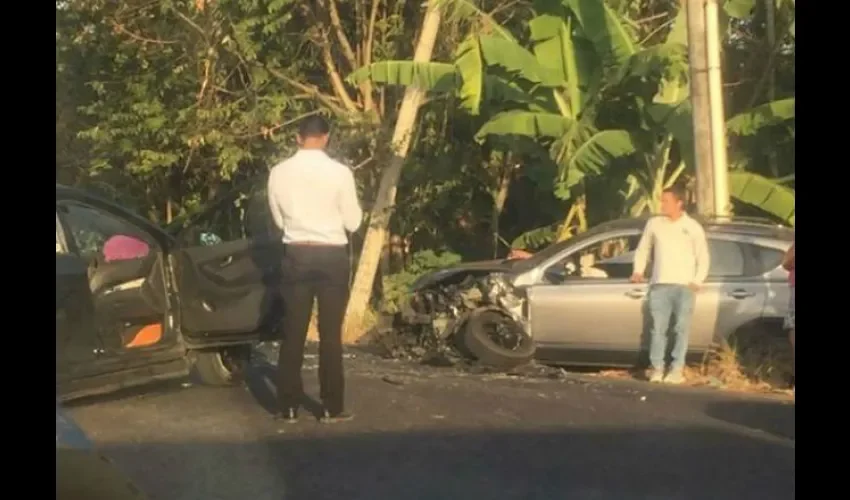 Accidente de tránsito en Panamá Oeste. 