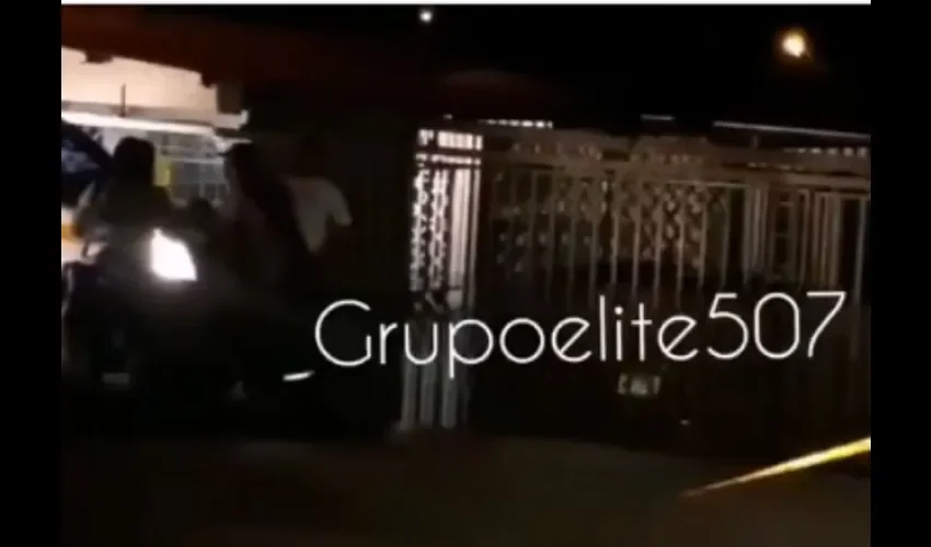 Captura de video que muestra el área del homicidio. Cortesía:  ?@grupoelite507