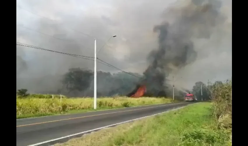 Incendios en Panamá Oeste. 