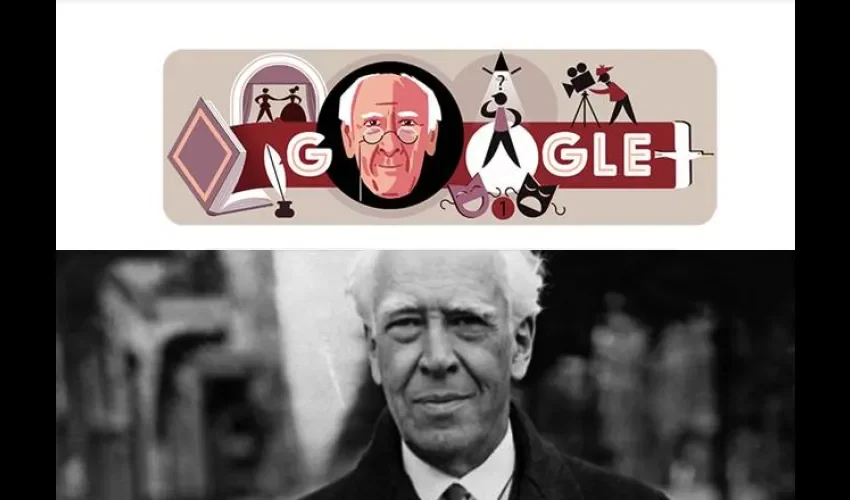 Foto ilustrativa del doodle junto a una foto en vida de Konstantín Stanislavski.  Cortesía 