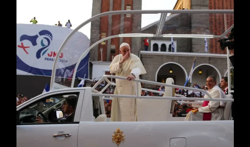 Papa Francisco en Panamá. 