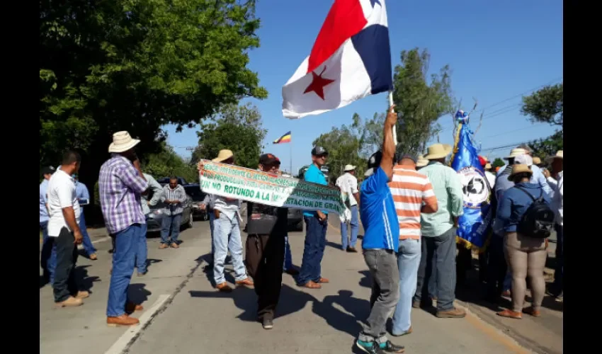 Protesta del sector agropecuario. 