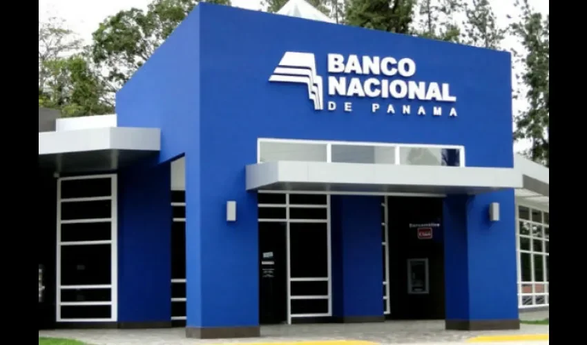 Foto ilustrativa de un local del Banco Nacional de Panamá. 