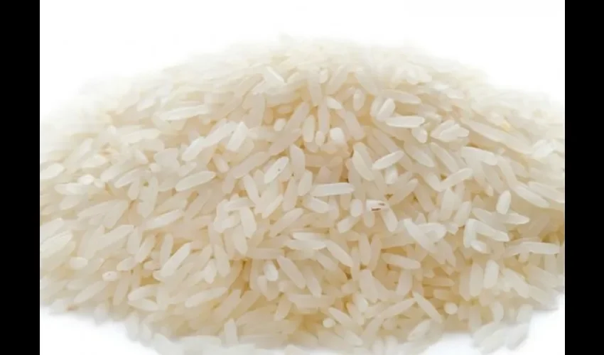 Foto ilustrativa de granos de arroz. 