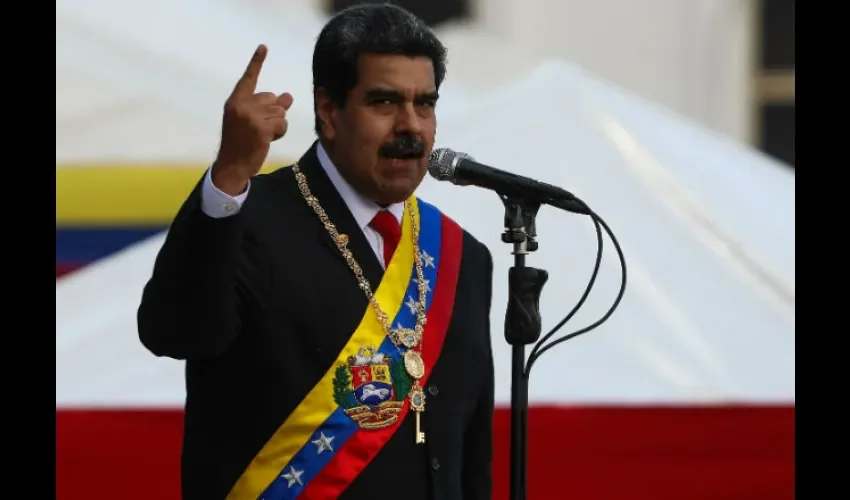 Investidura de Maduro en enero pasado. Foto: EFE