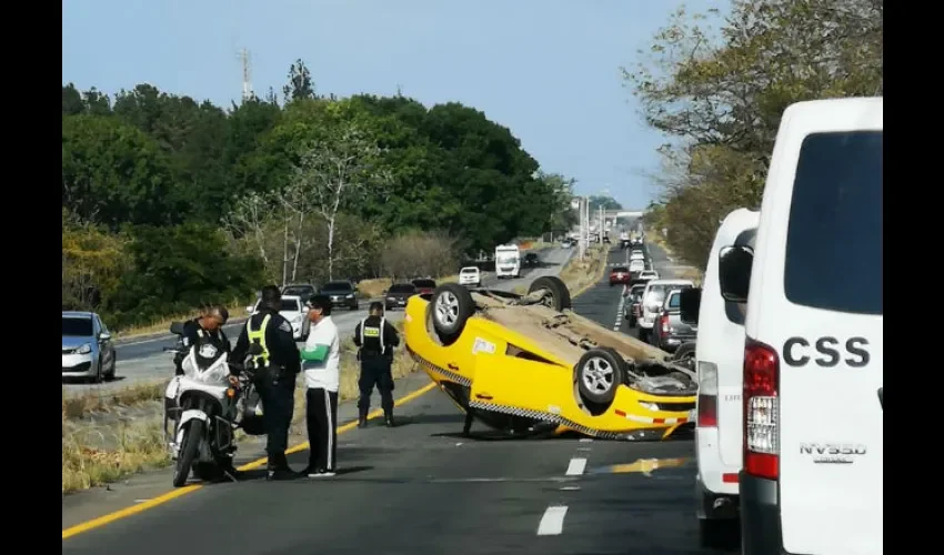 Accidente de tránsito en Coclé. 