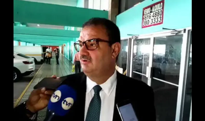 Foto captura del abogado Carrillo en el SPA. Video: Jean Carlos Díaz 