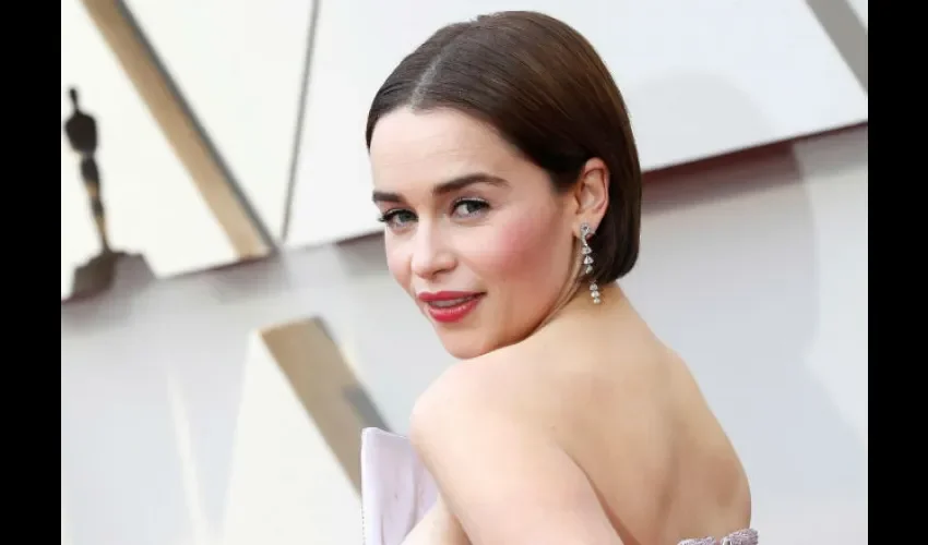 Emilia Clarke a su llegada para la entrega de los Premios Oscar 2019.