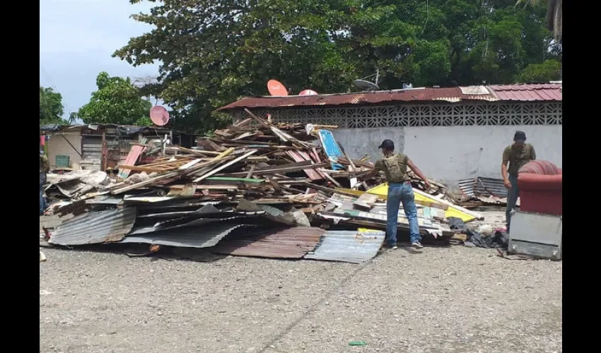 Foto ilustrativa de los trabajos de demolición. 