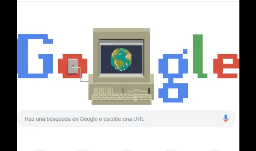 Foto ilustrativa del Doodle de Google. 