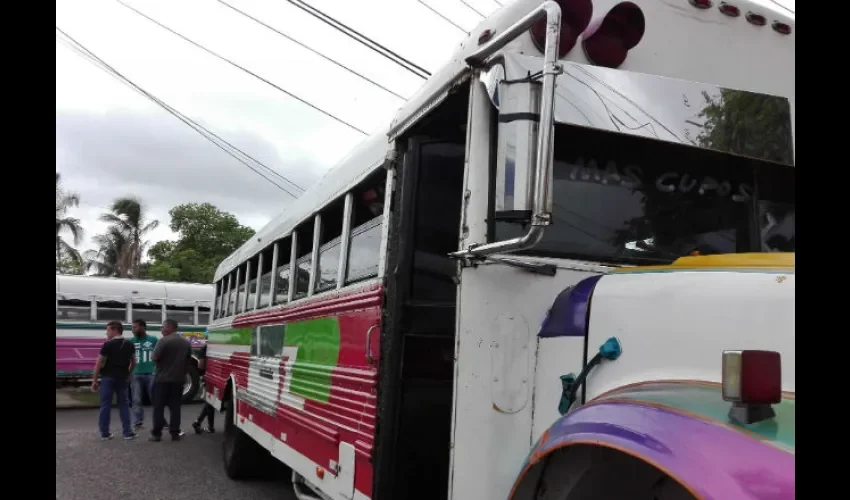 Foto ilustrativa del servicio de buses en Panamá. 