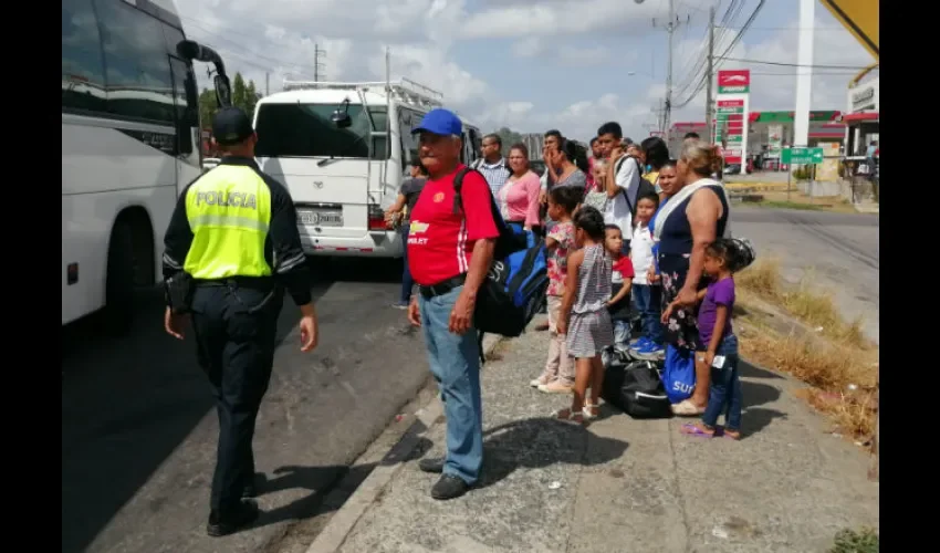 Foto ilustrativa de la parada en La Espiga de La Chorrera. 