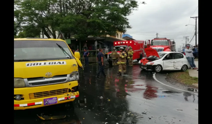 Foto ilustrativa del área del accidente. 