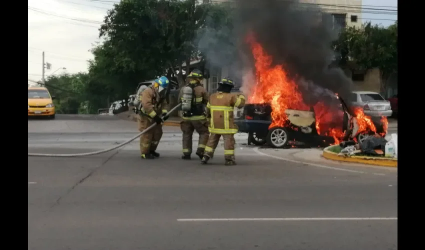 Foto ilustrativa del área del accidente. 