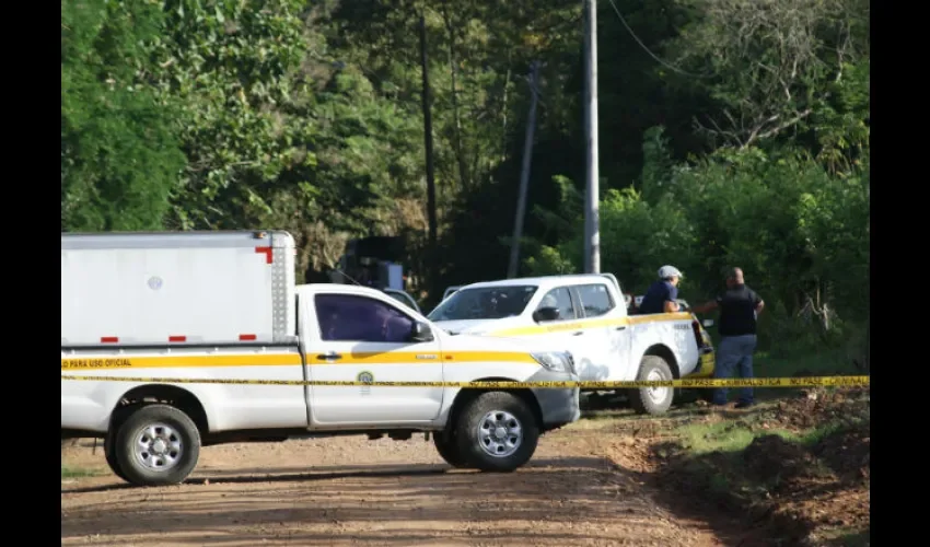 Foto ilustrativa del área del accidente. 