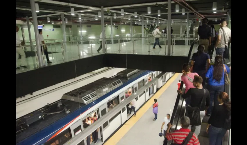 Foto ilustrativa del Metro de Panamá. 