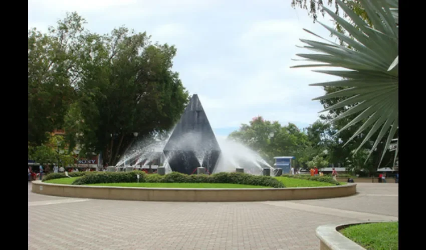 Parque Cervantes, ubicado en David, Chiriquí. Foto: Cortesía