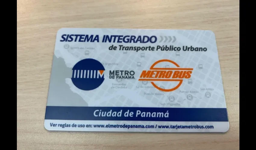Foto ilustrativa de la tarjeta del Metro y Mibus. Cortesía 