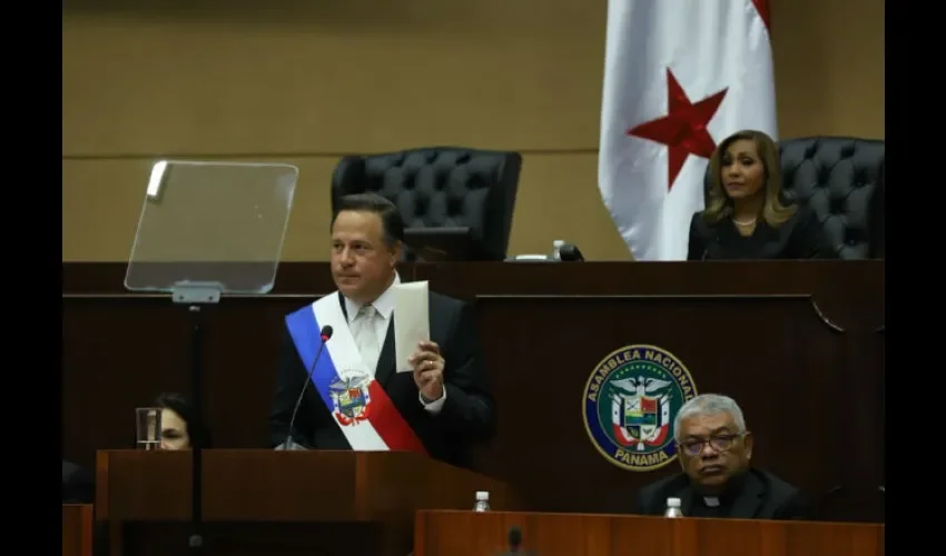 Foto ilustrativa del presidente de Panamá. 