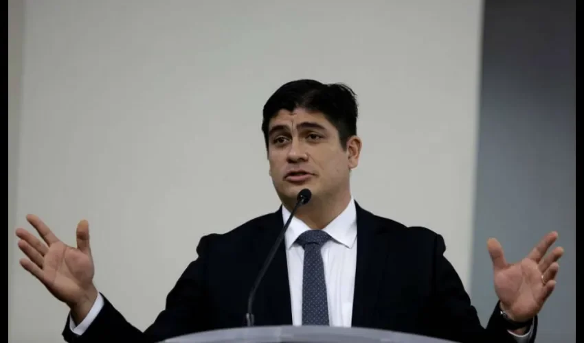 Foto ilustrativa del presidente de Costa Rica, Carlos Alvarado. Foto: El País 