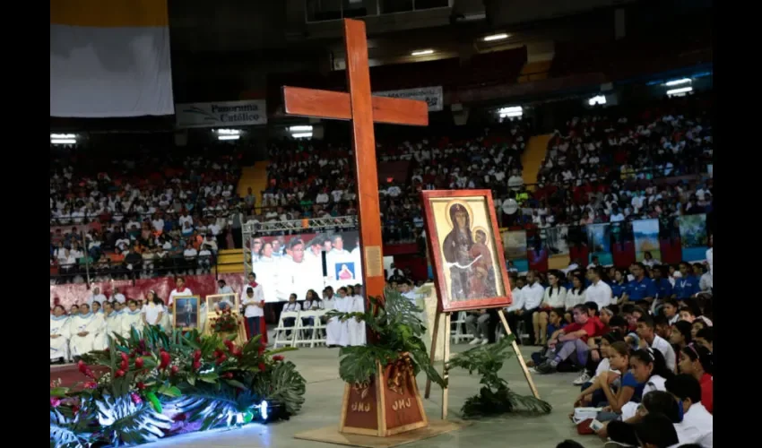 Foto ilustrativa de los Símbolos de la JMJ. Cortesía. 