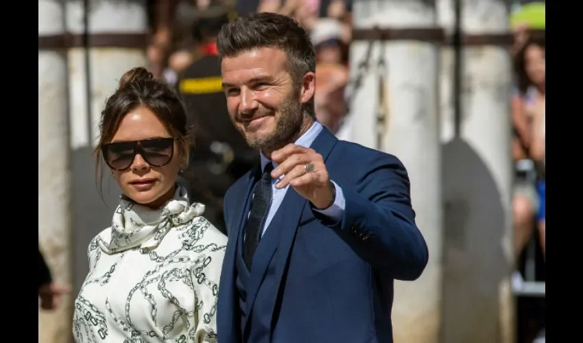David Beckham junto a su esposa Victoria Beckham./EFE