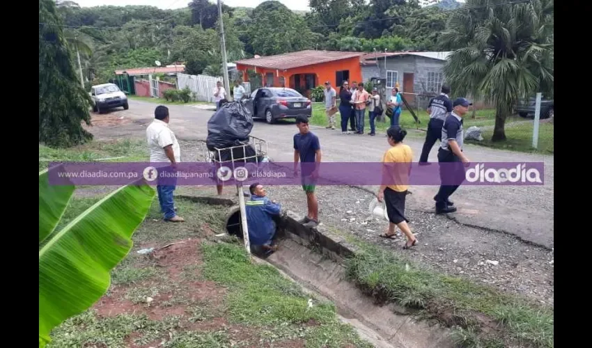 Foto ilustrativa del área del accidente en Villa Mireya. Foto: Jesús Simmons. 