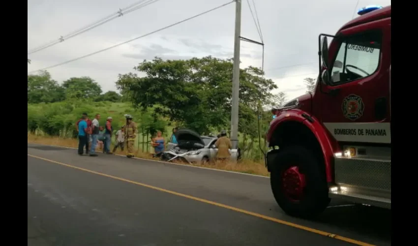 Foto ilustrativa del área del accidente. 