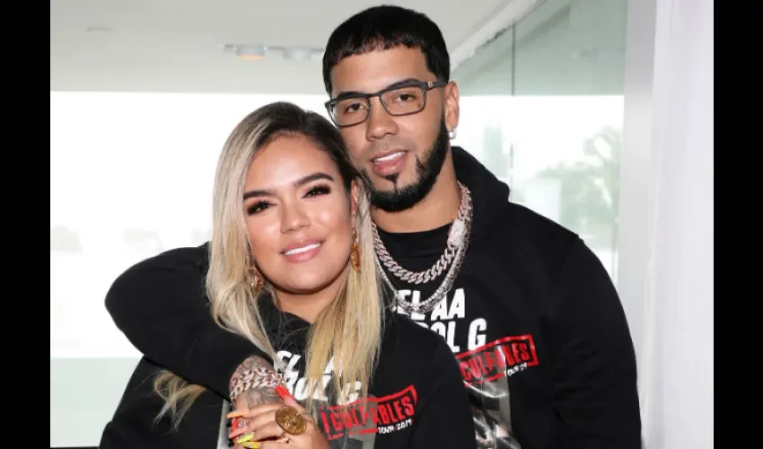 Anuel y Karol G.