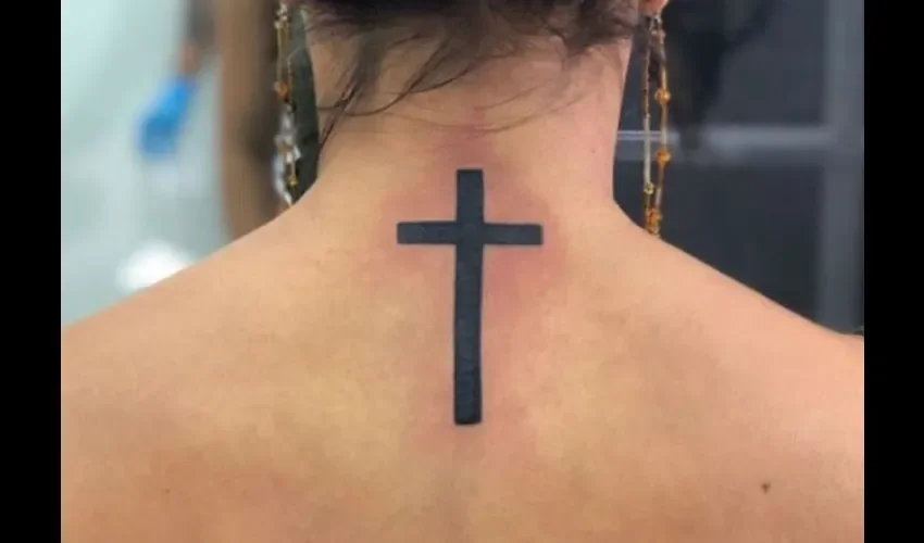 Su cruz corregida. Foto: Instagram