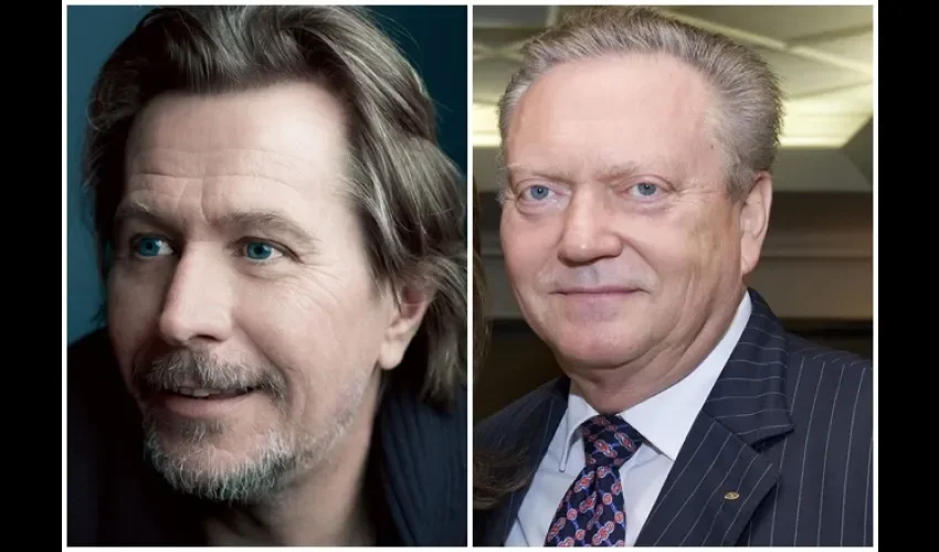 Gary Oldman y Jürgen Mossack