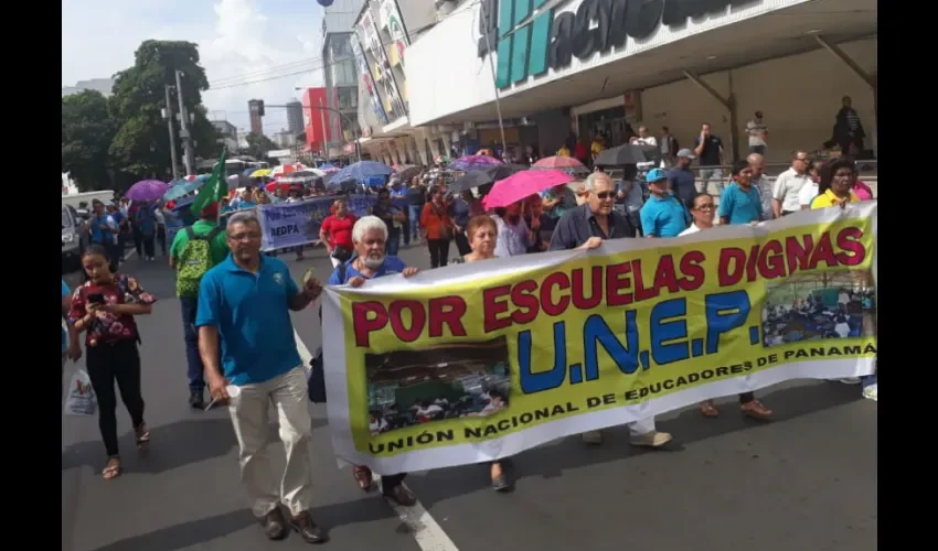 Foto ilustrativa de la marcha. Foto: Jesús Simmons. 