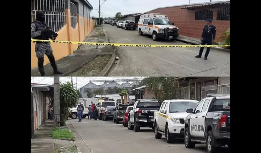 Todo sucedió en la barriada Santa Mónica, ubicada en Las Mañanitas. Fotos: Tráfico Panamá