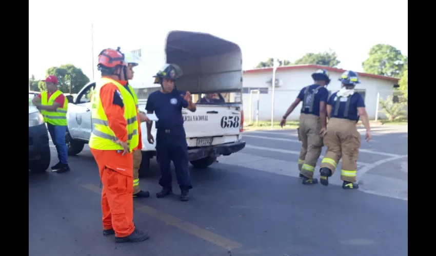 Foto ilustrativa del incidente. 
