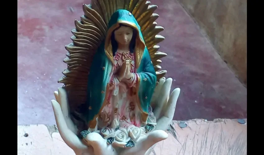 Foto ilustrativa de la imagen de la virgen.