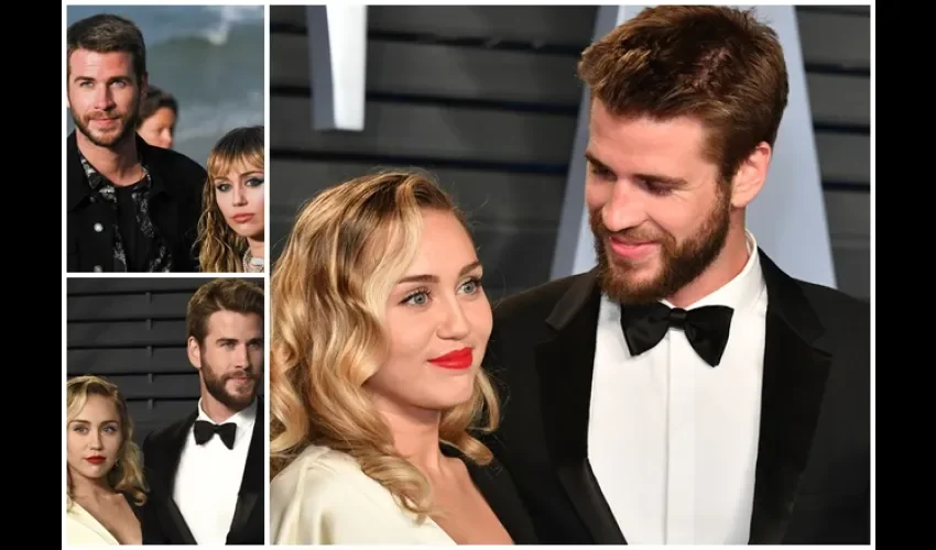 Miley Cyrus y  Liam Hemsworth