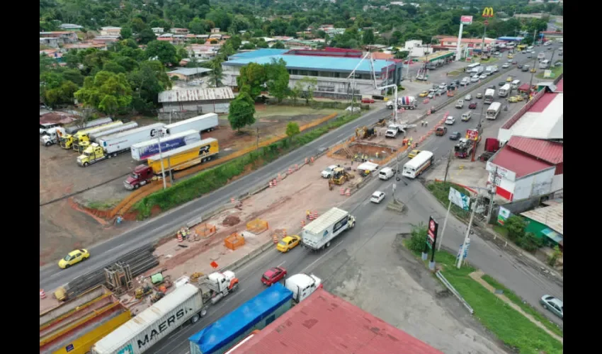 Foto ilustrativa de los trabajos en el área Oeste. 