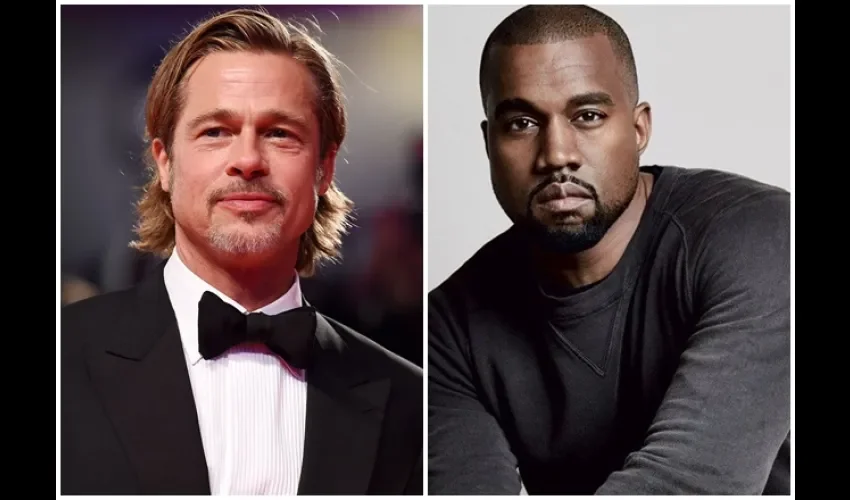 Brad Pitt y Kanye West
