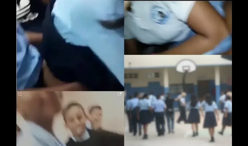 En este video sexual los alumnos motivan a uno de sus compañeros a besarla, mientras mantiene relaciones sexuales con uno de sus compañeros, entre otros detalles que transcurren en 11 segundo del video, que ha circulado por cadenas de WhatsApp y redes sociales.