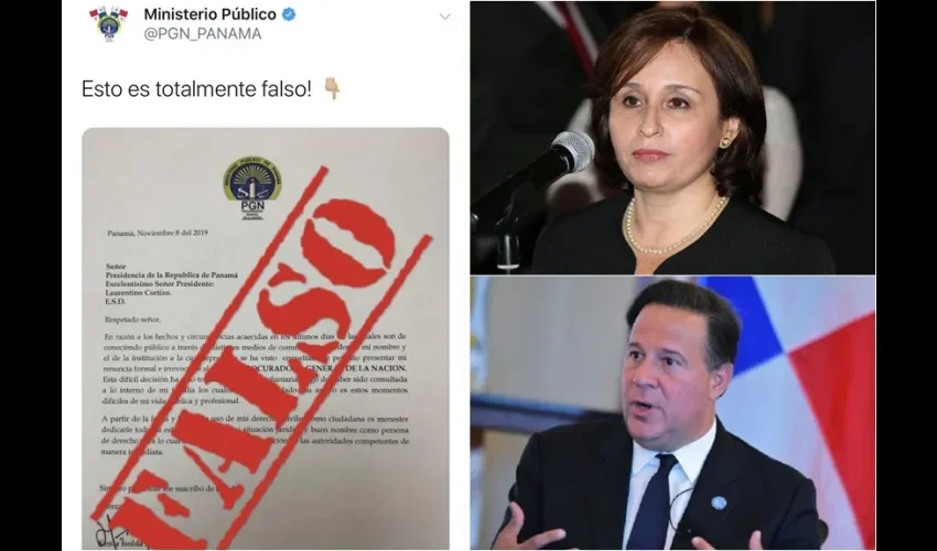 Esta es la carta falsa que circuló en redes sociales.