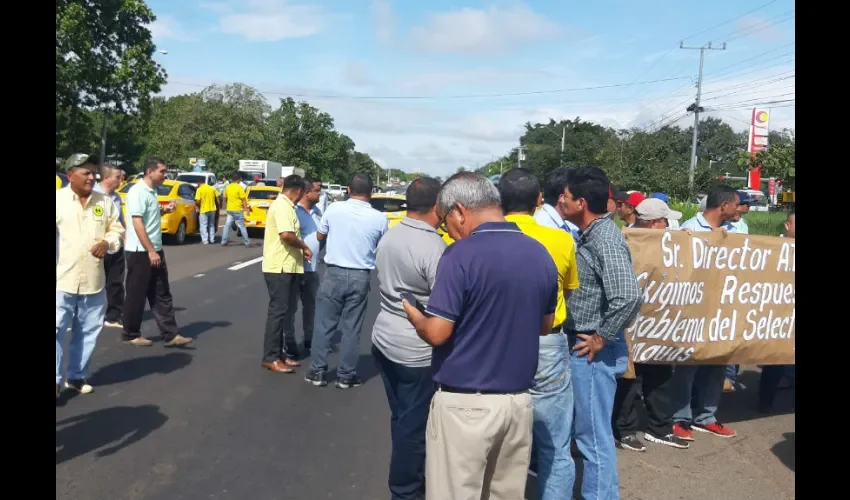 Foto ilustrativa de los manifestantes. 