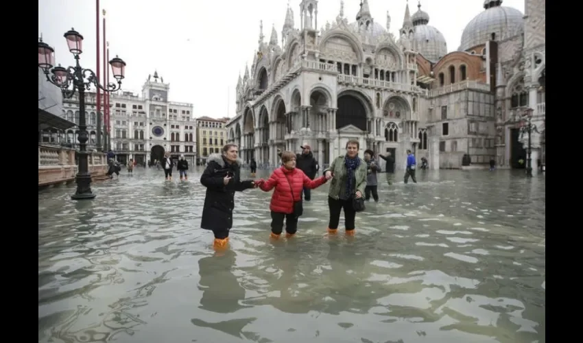 Foto ilustrativa de la situación en Venecia. Foto: Cortesía de Milano.