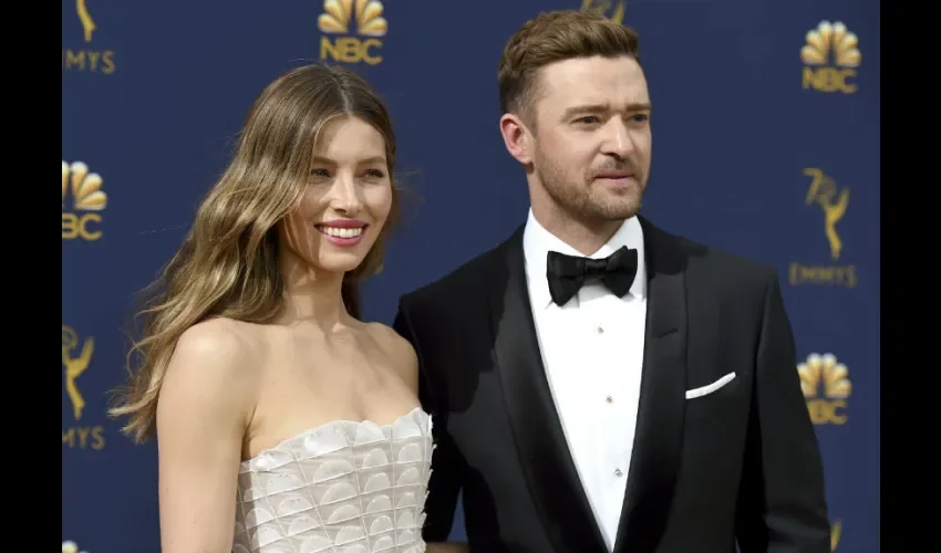 Justin Timberlake y su esposa Jessica Biel. 