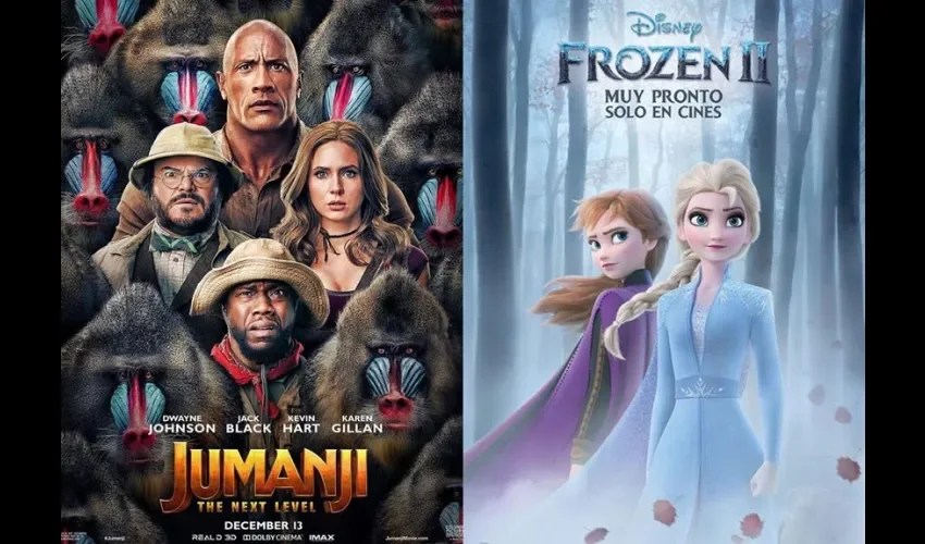 Foto ilustrativa del póster de ambas películas. 